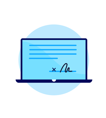 Contract electronically signed