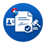 vollmacht pictogramm swisscom blue no text round blue background-1-1